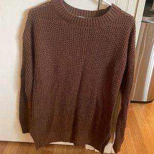 Brown sweater